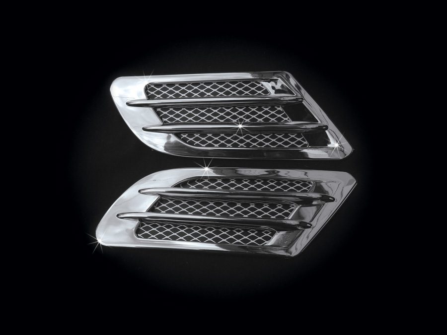 Chrome Air Vents, Custom Air Porthole Vents, Arrow to Bling, Custom