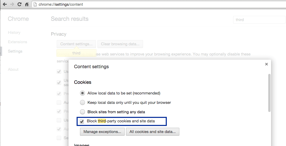 Uncaught SecurityError Failed to read the 'localStorage' property from