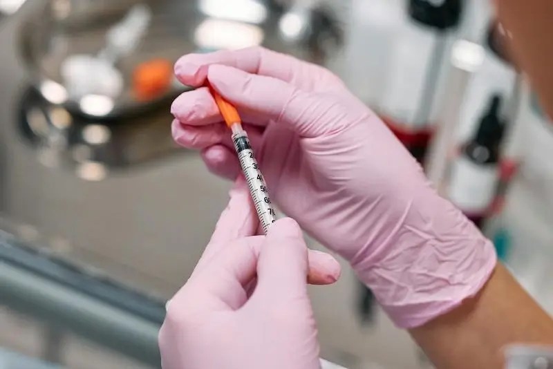 How does Trimix injection work to treat erectile dysfunction?