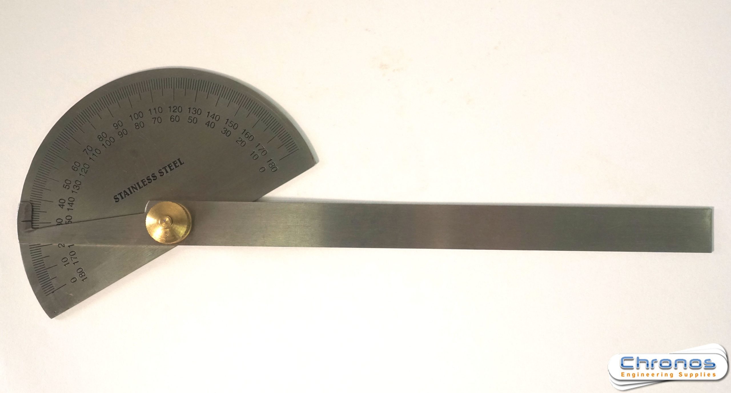 Round Head Protractor Chronos Engineering Supplies