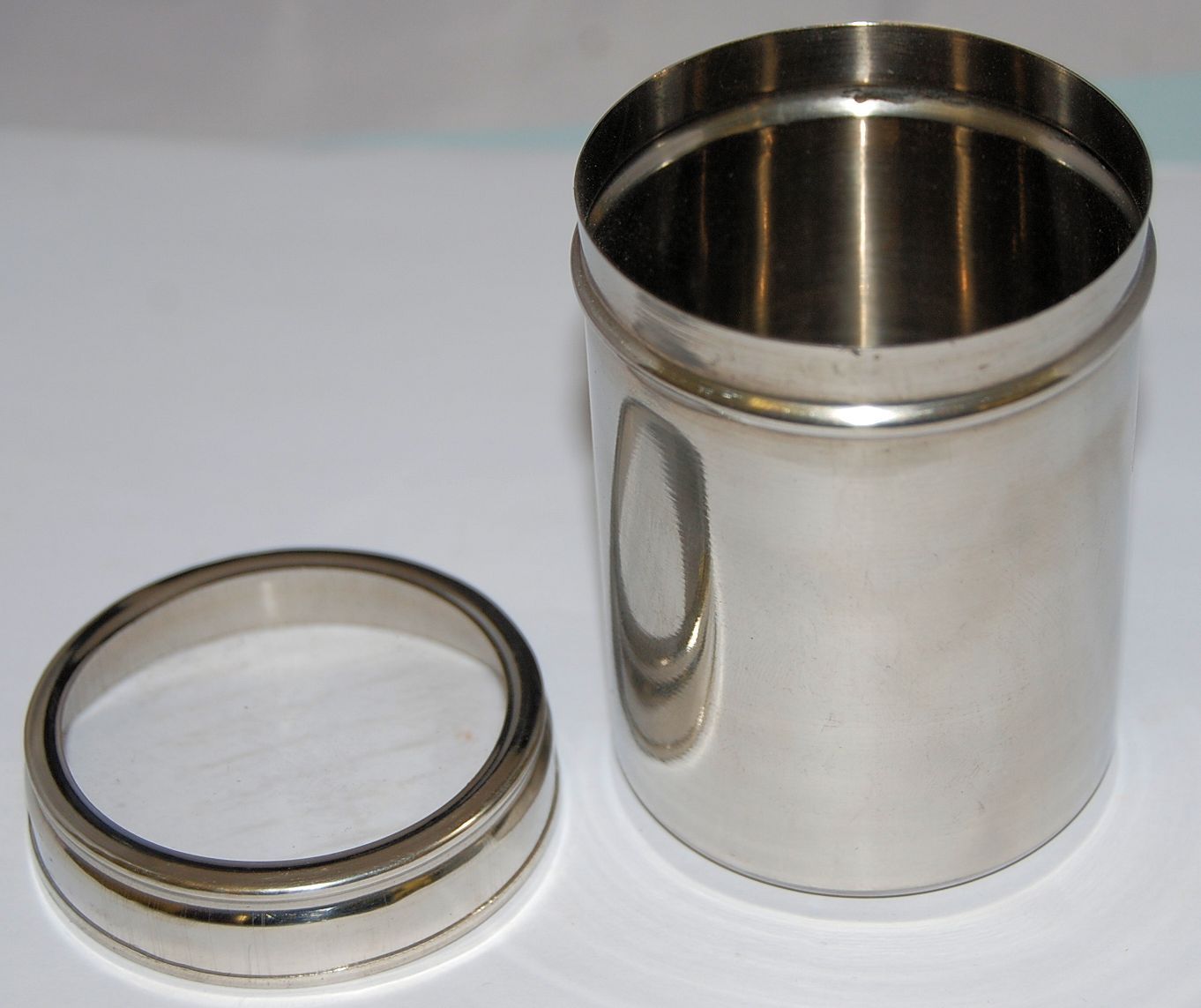 Stainless Steel Storage Pot 58mm Chronos Engineering Supplies