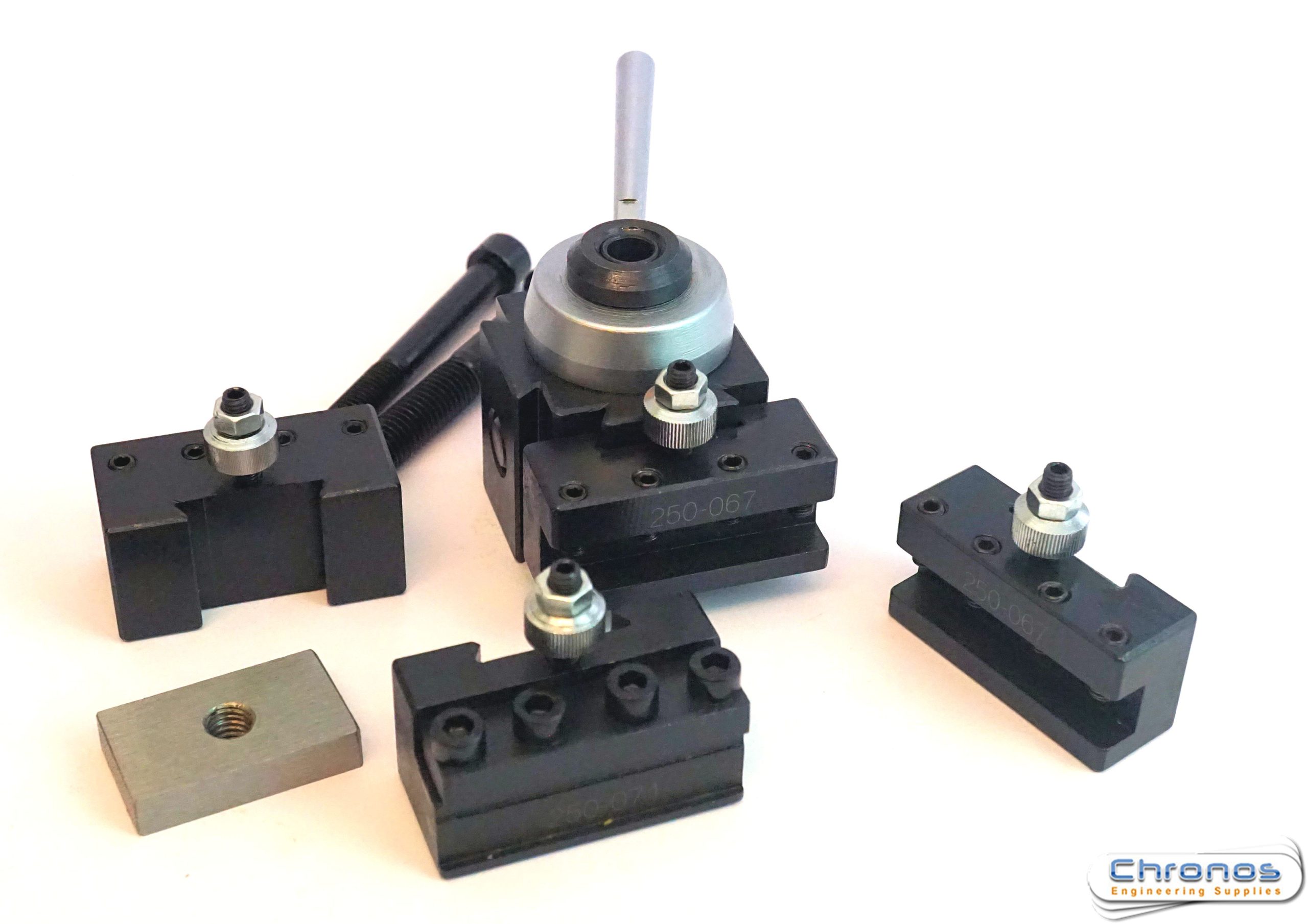 Mini Quick Change Tool Post and Holder Set PISTON TYPE Chronos
