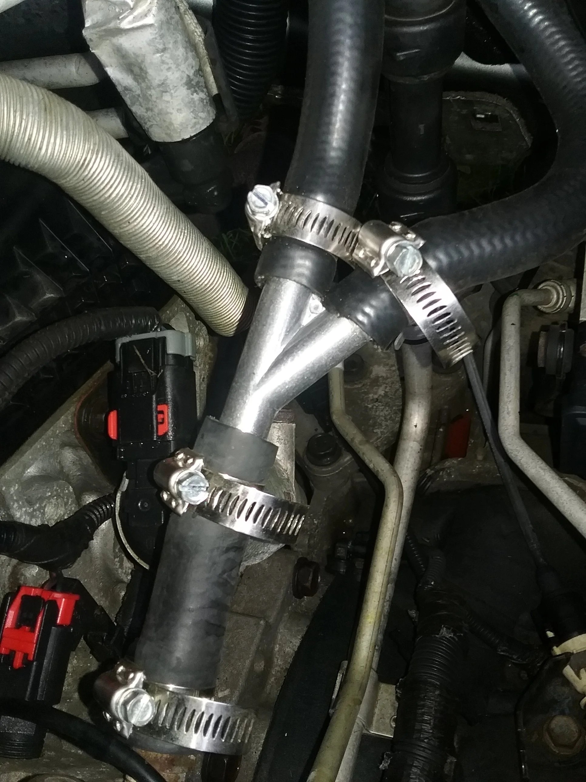 2008 Chrysler Town And Country Rear Heater Line Replacement