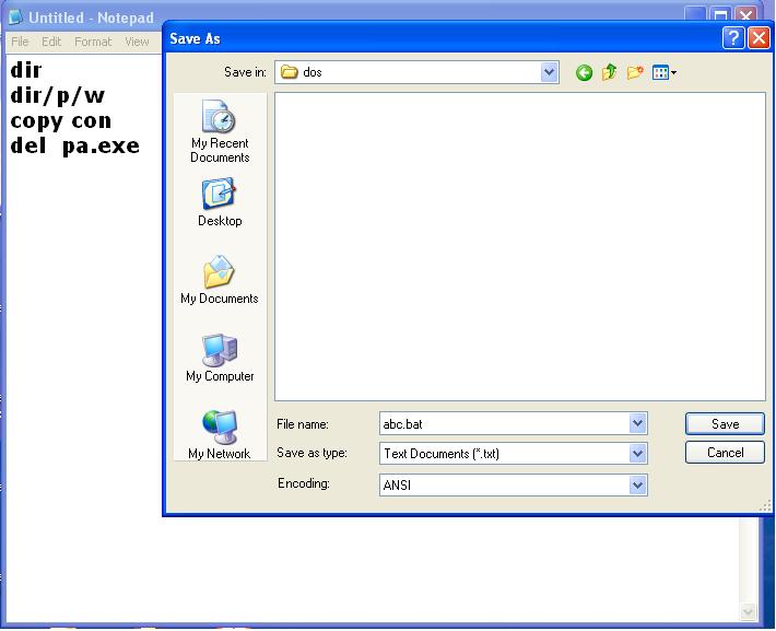 How To Make A Batch File In Windows Using Dos Commands
