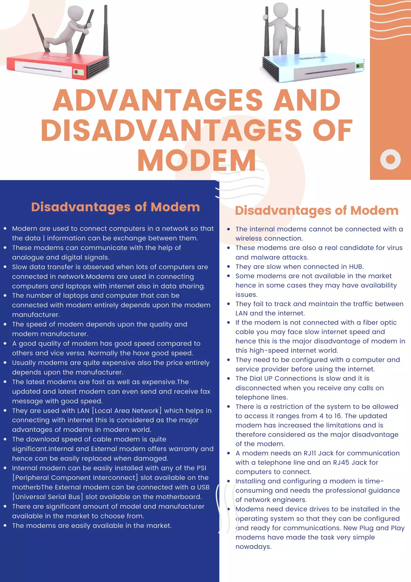 7 Advantages And Disadvantages Of Modems Pros & Cons