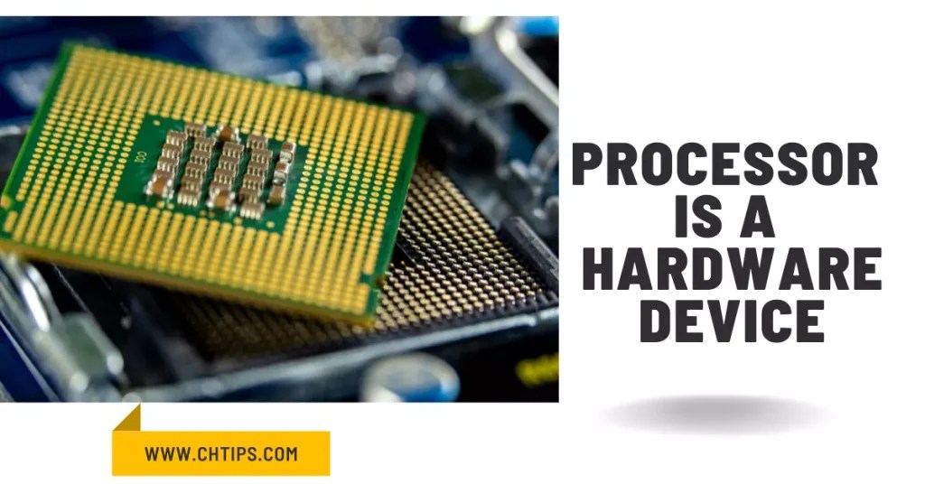Is Processor A Hardware Or Software In Computer System