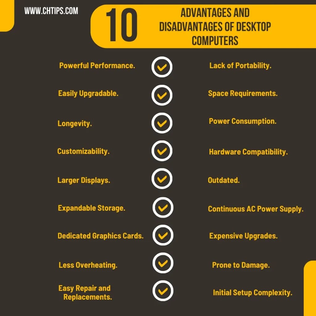 Top 10+ Advantages And Disadvantages Of Desktop Computers