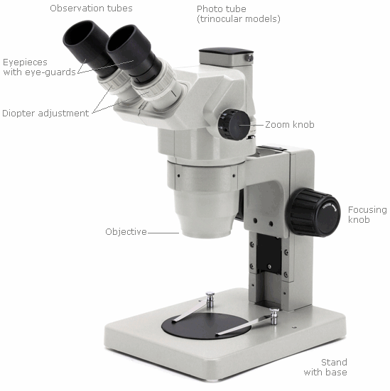Microscope accessories and spare parts function