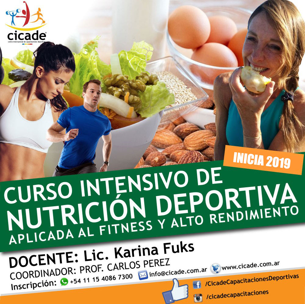 Presencial Curso Intensivo de Nutrición Deportiva Cicade