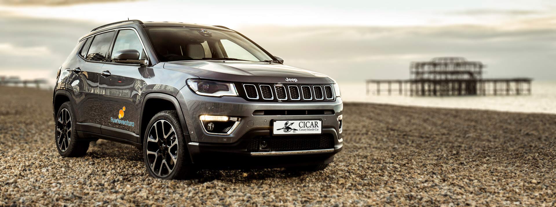 Jeep Compass Aut. info for car hire in Canary Islands CICAR