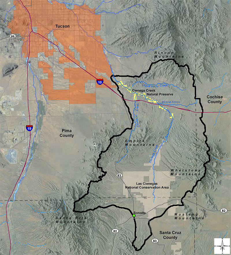 Pima County Flood Maps Cienega Watershed Maps » Cienega Watershed Partnership