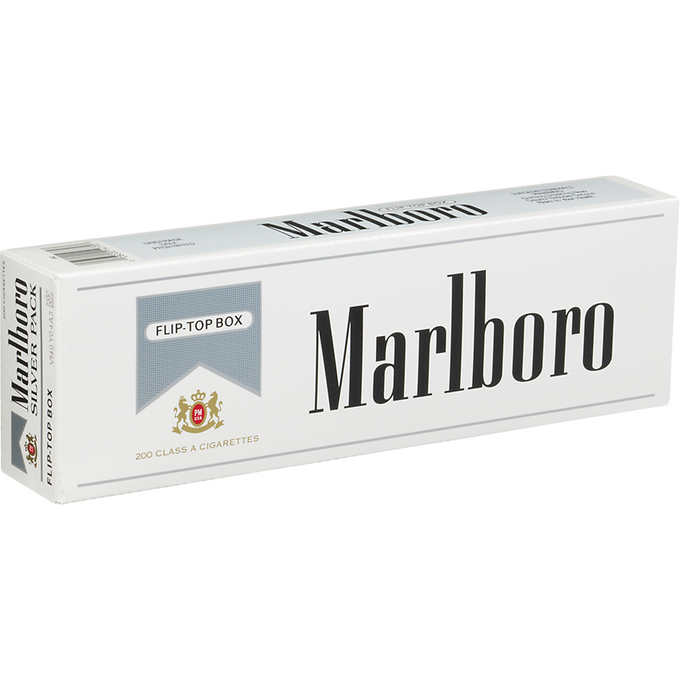 Marlboro Silver Pack box cigarettes 10 cartons Marlboro Silver Pack box