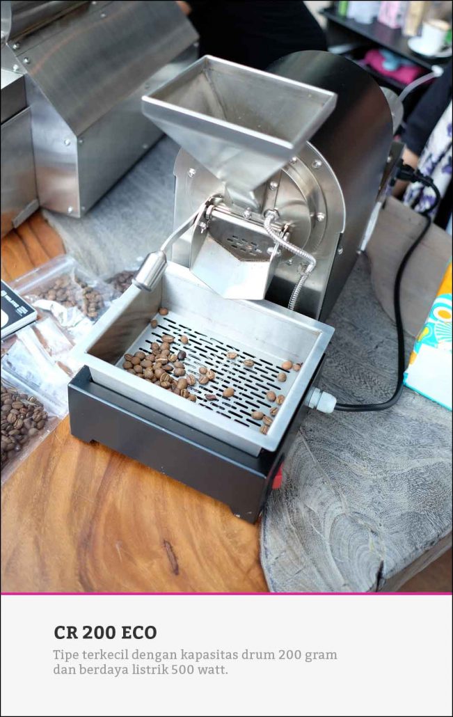 Mesin roasting Mulatoz dari Surabaya Cikopi