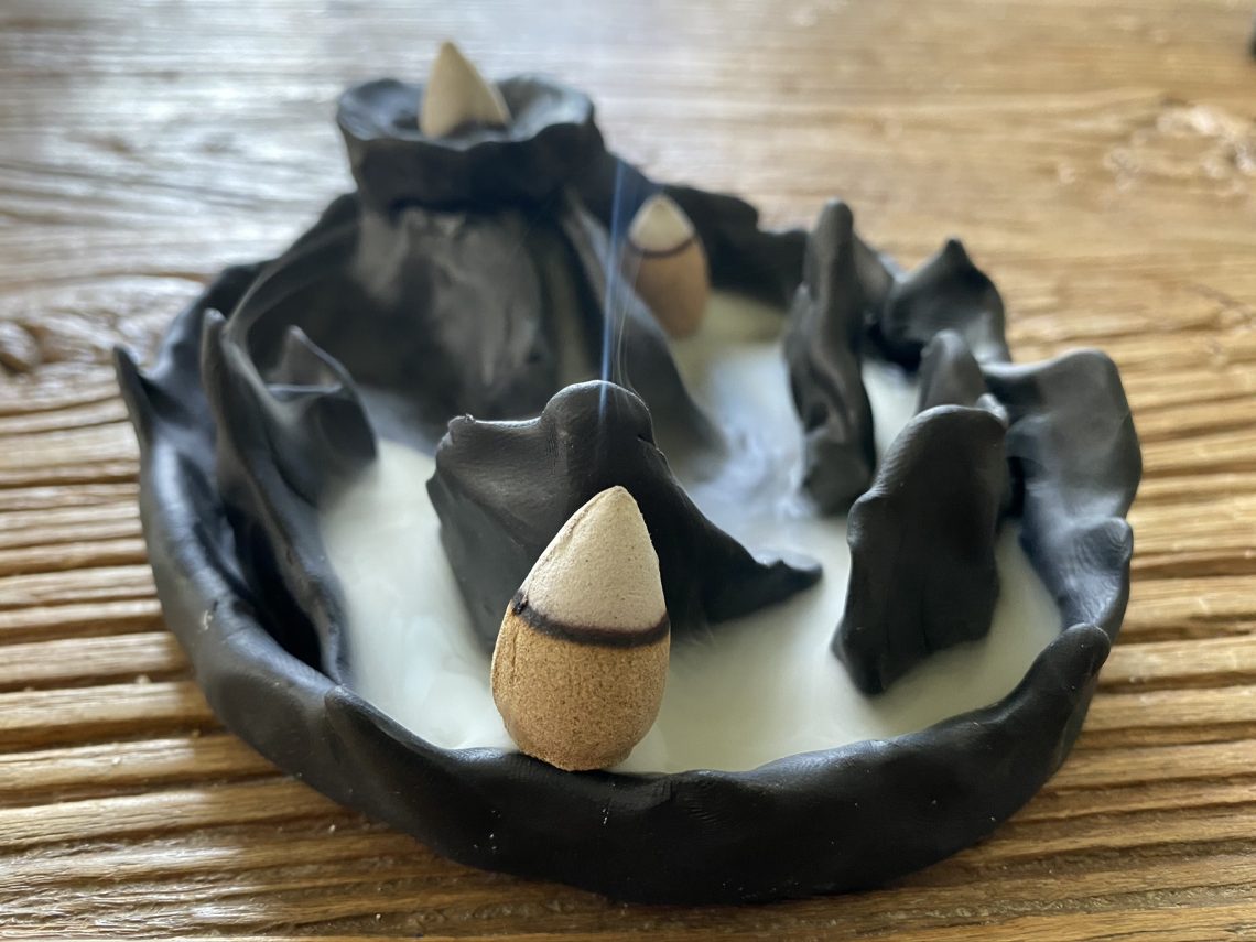 Fabriquer une fontaine à encens en fimo Ciloubidouille