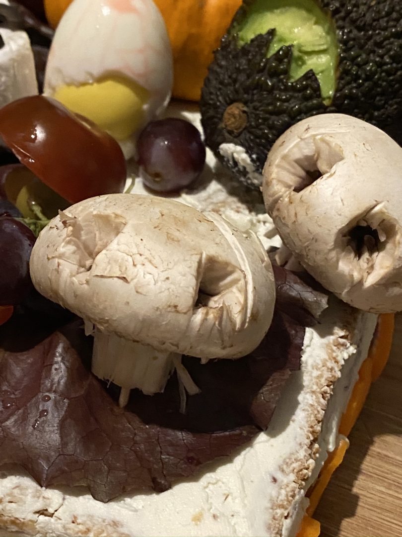 Idée de plateau apéro Halloween Ciloubidouille