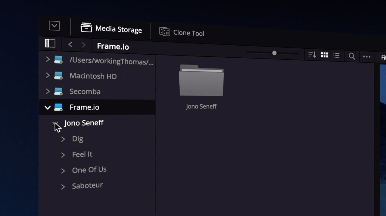 frame.io Integration into Blackmagic DaVinci Resolve 16 CineD