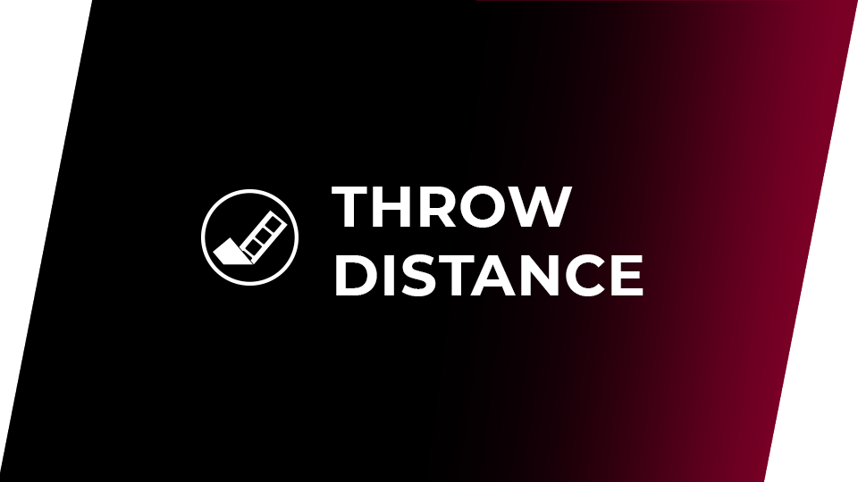THROW DISTANCE