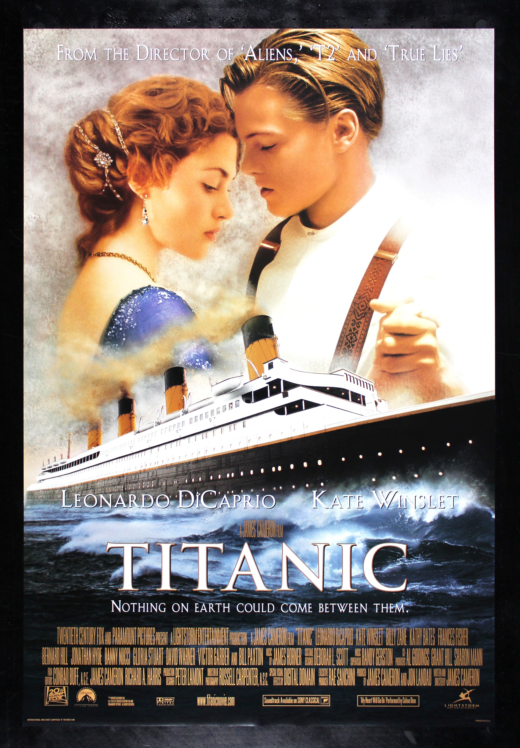 TITANIC * CineMasterpieces 1SH ORIGINAL DS MOVIE POSTER 1997 LEONARDO