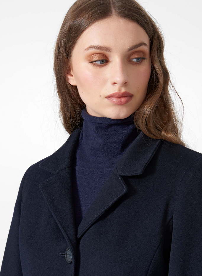 Blue wool coat Cinzia Rocca