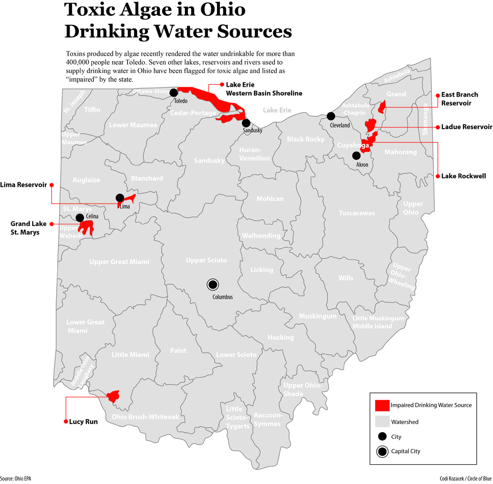 Seven Ohio Drinking Water Sources Don't Meet State Water Quality