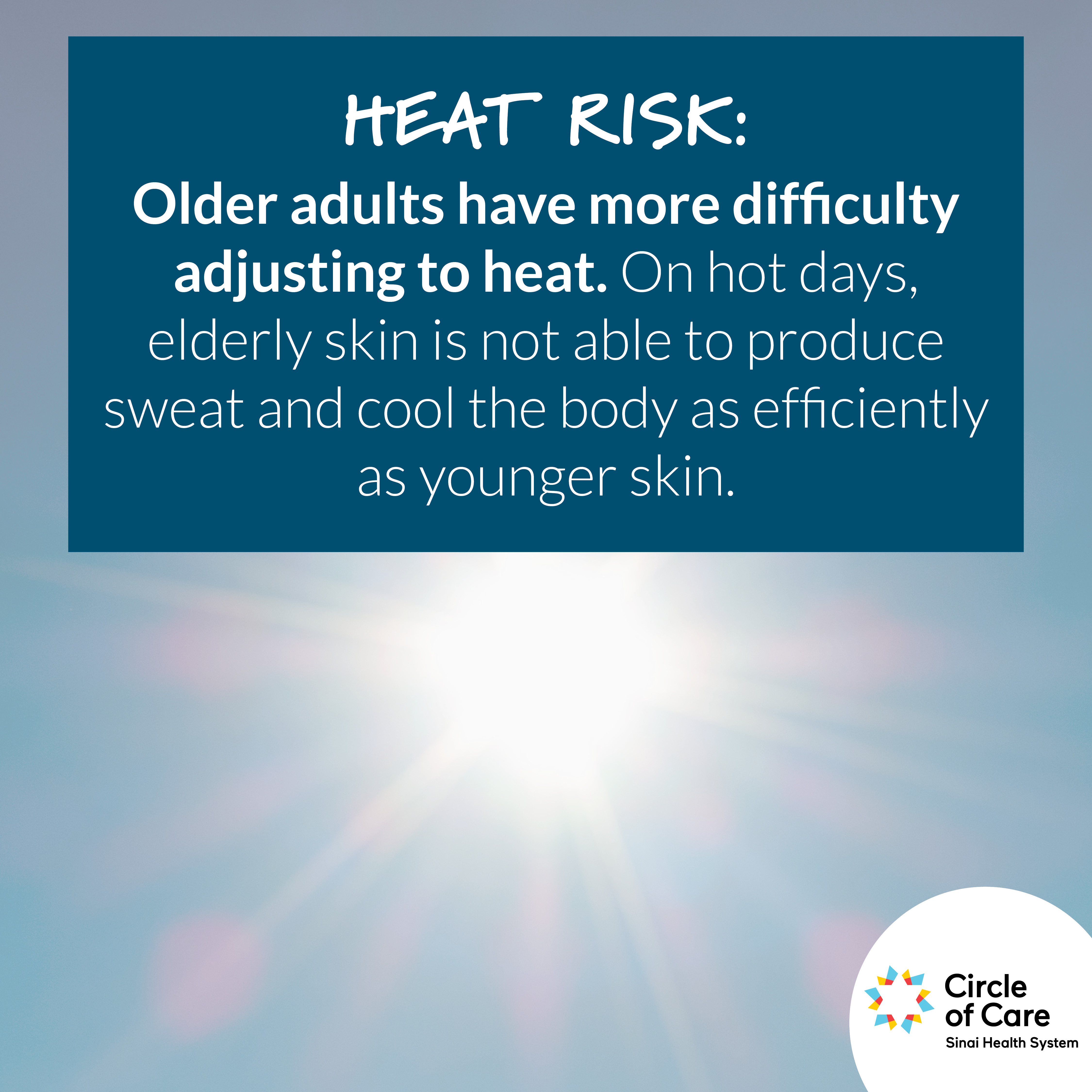 Heat Safety for Older Adults Circle of Care