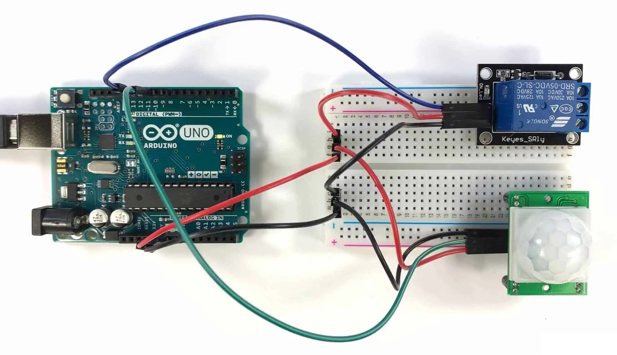 How to Setup Passive Infrared (PIR) Motion Sensors on the Arduino