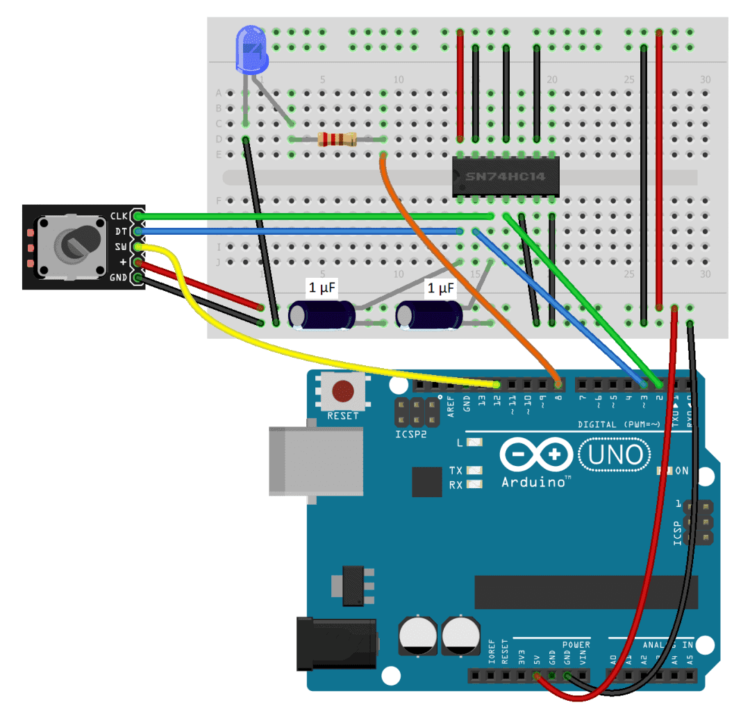 How to Setup and Program Rotary Encoders on the Arduino Circuit Basics
