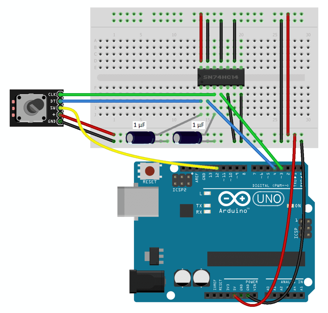 How to Setup and Program Rotary Encoders on the Arduino Circuit Basics