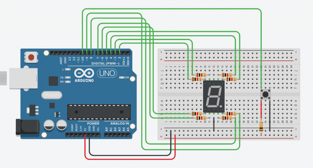 Interfacing 7 Segment Display With Arduino Circuit Geeks