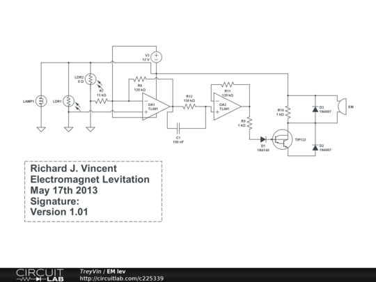 Mag Lev Circuit Diagram