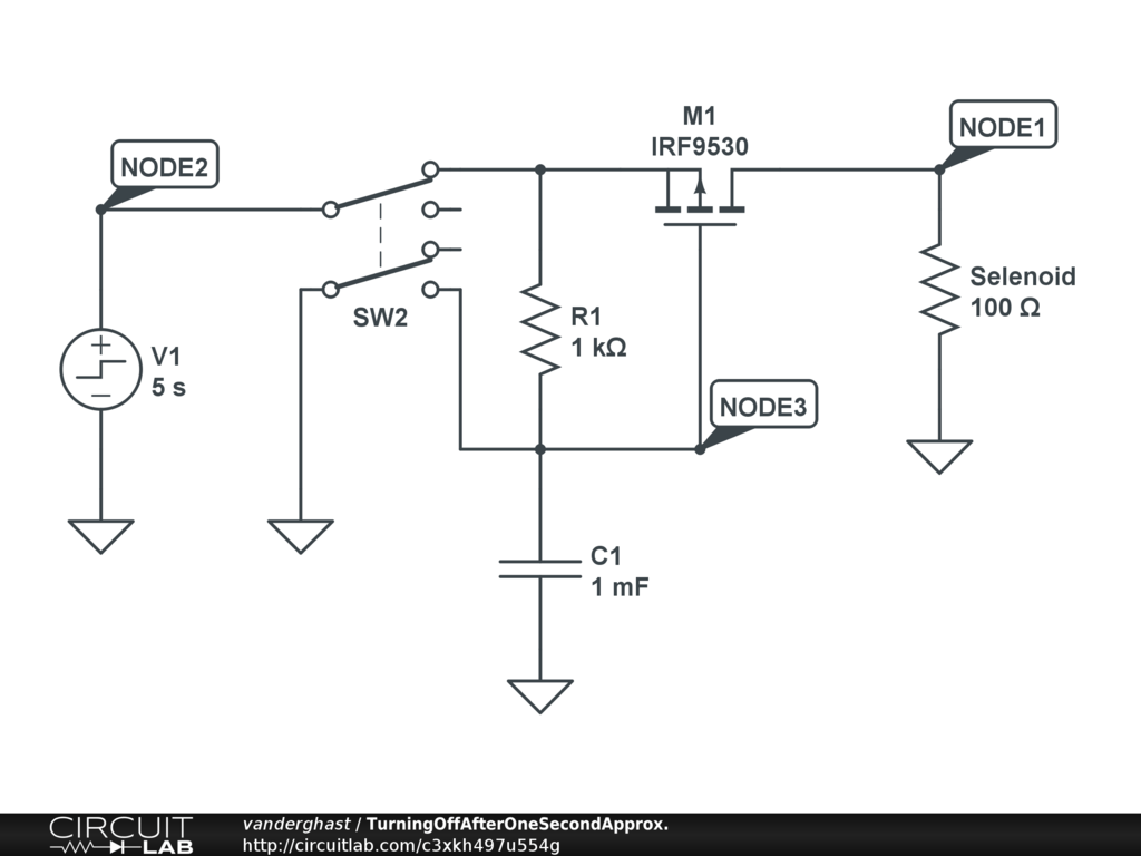 Rising Edge Monostable Circuit Diagram