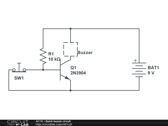 How To Make A Simple Buzzer Circuit