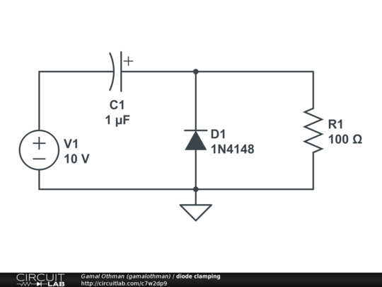 diode clamping - CircuitLab