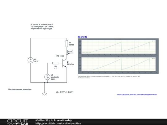 Ib Ic relationship - CircuitLab