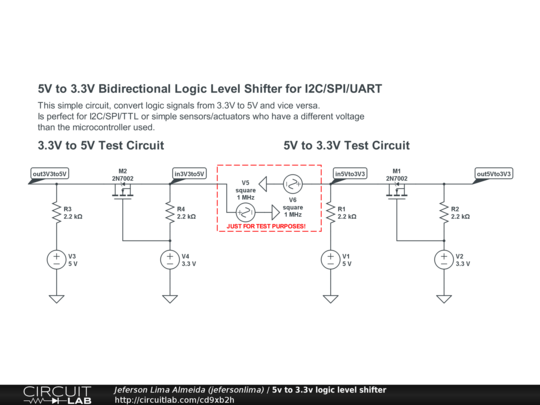 Logic Level Converter Circuit 5v To And Vice Versa, 46% OFF