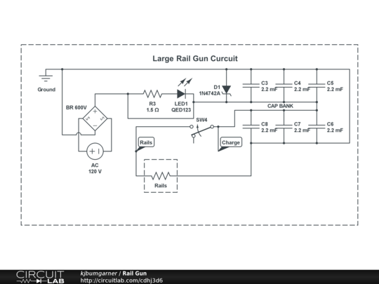 Rail Gun - CircuitLab