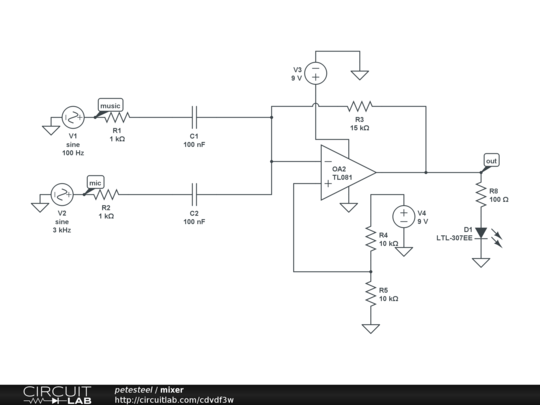 mixer - CircuitLab
