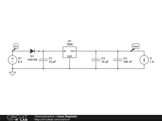 Linear Regulator - CircuitLab