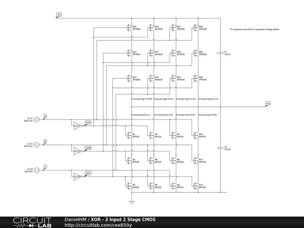 3 Input Xor Gate Cmos Circuit Diagram DHNX Wiring Diagram