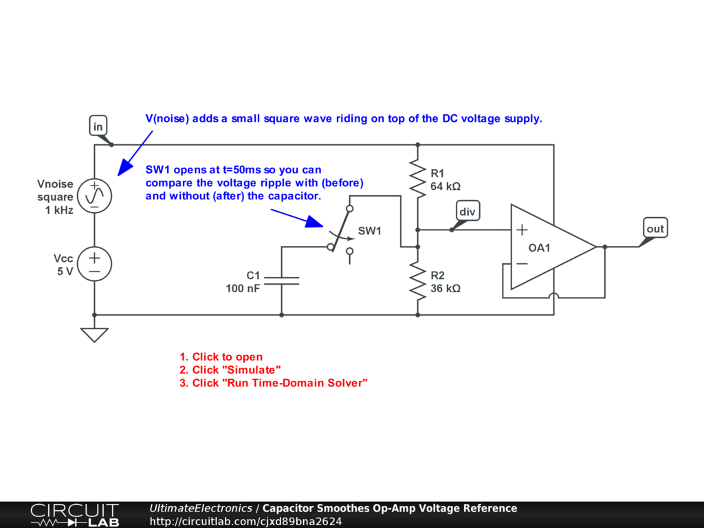 OpAmp Voltage Reference Ultimate Electronics Book