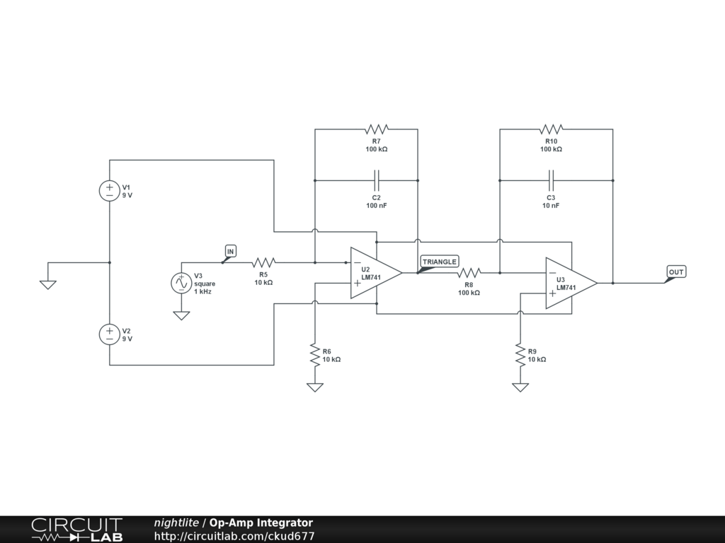 integrator circuit diagram - Circuit Diagram