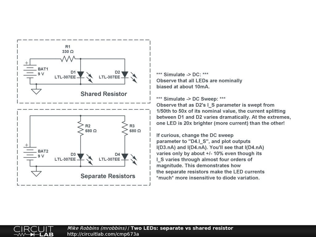 IR LED control no resistor - CircuitLab