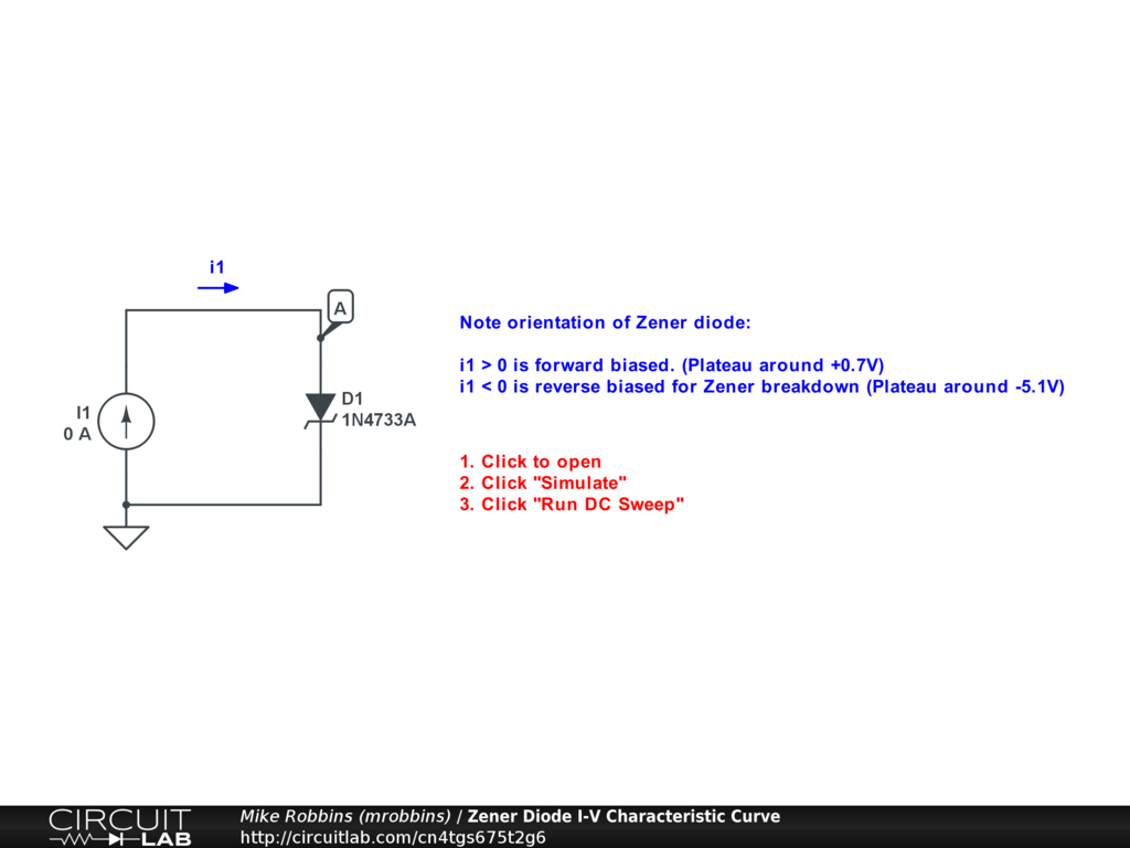 Zener Diode Characteristic Curve Electronics Q&A CircuitLab