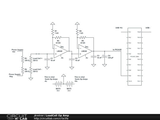 Load Cell Simulator Schematic Wokwi Online ESP32, STM32, Arduino