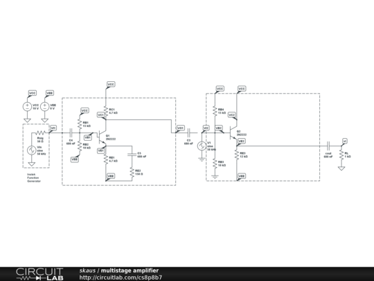 multistage amplifier - CircuitLab