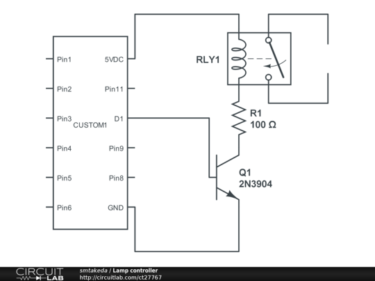 Lamp controller - CircuitLab