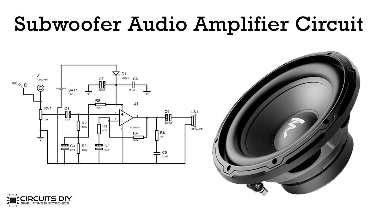 subwoofer circuit diagram - Wiring Diagram and Schematics