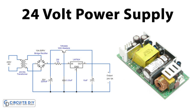 24 Volt 5 Ampere Power Supply Circuit