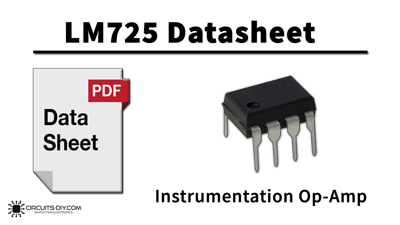 LM725 Instrumentation OpAmp Datasheet