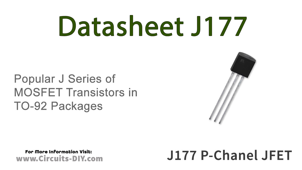 J177 JFET P Channel Transistor Datasheet
